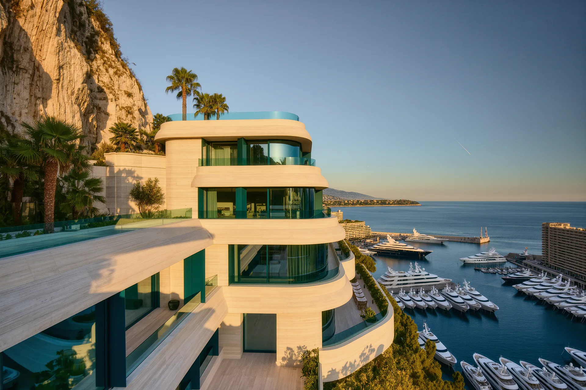 Moderne Neubauten in Monaco: High-End-Wohnen mit Blick aufs Mittelmeer